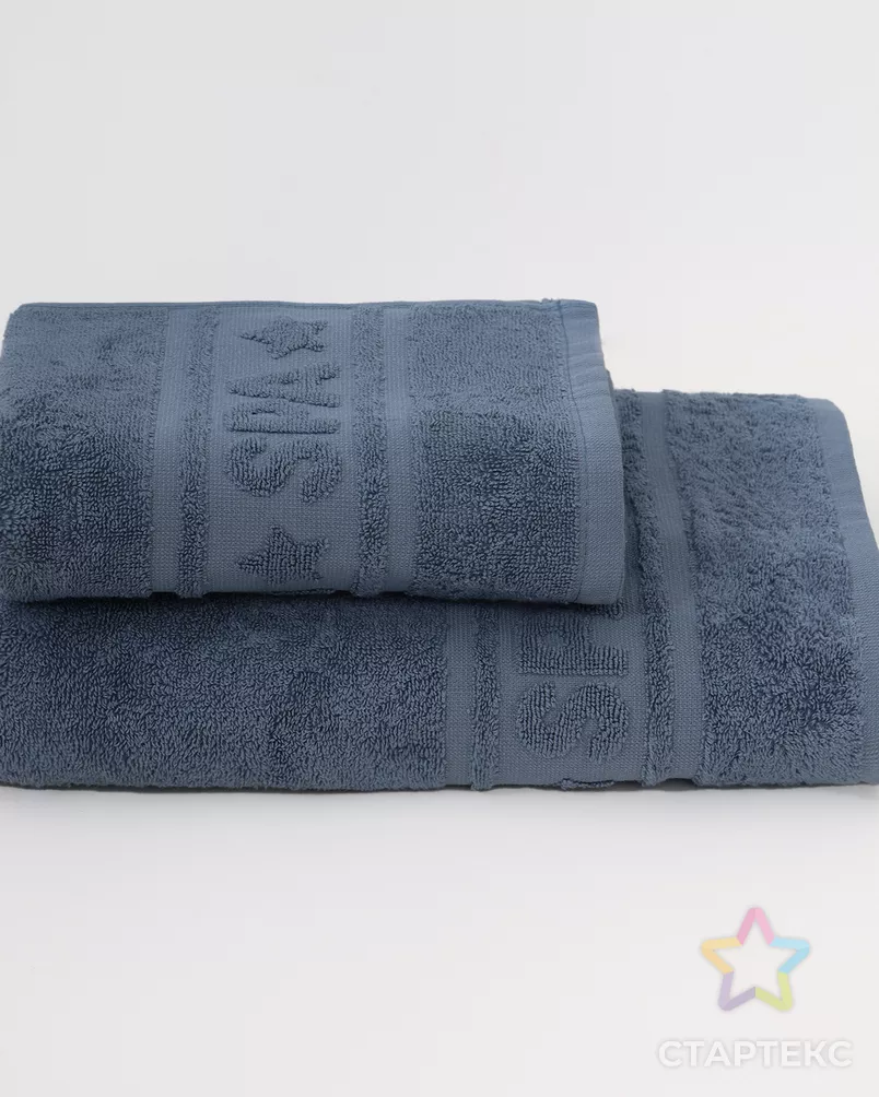 Спа деним 50*90 махровое полотенце Г/К 500 г арт. ТЕКСД-28705-1-ТЕКСД0028706 - рис. 3