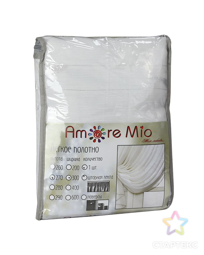 Штора Amore Mio RR 61030-001 Фентези жаккард 3,0*2,7 1 шт. Белый арт. ТКТЛ-206-1-ТКТЛ0015976 3