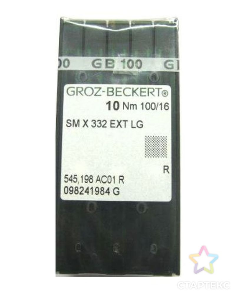 Игла Groz-Beckert SMX332EXTLG № 90/14 - купить в Ростове-на-Дону оптом и в  розницу по недорогой цене в интернет-магазине Стартекс (ТМ-0010573)