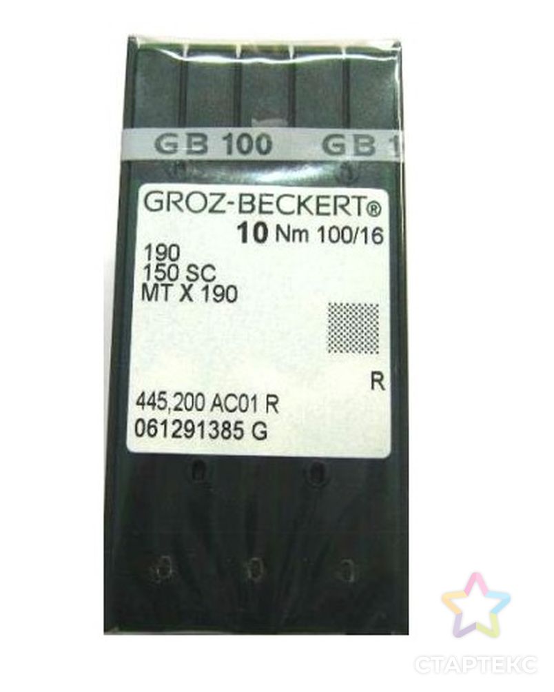 Игла Groz-beckert MTx190 (190) № 80/12 - купить в Уфе оптом и в розницу по  недорогой цене в интернет-магазине Стартекс (ТМ-0052787)