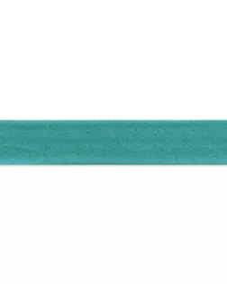 Косая бейка хлопок/полиэстер ш.1,8см 25м (134 т.бирюзовый) (в упаковке 25 м.) арт. ГЕЛ-139-1-ГЕЛ0118210