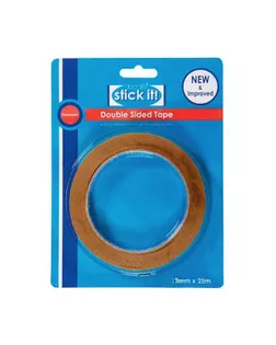Клейкая лента, двусторонняя, STICK IT, 12 мм х 25 м арт. ГЕЛ-3494-1-ГЕЛ0060078