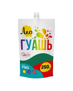 Краска гуашь "Лео" "Учись" группа 2 LGD-250 250 мл 606 изумрудная/ emerald арт. ГММ-116898-3-ГММ101263199614