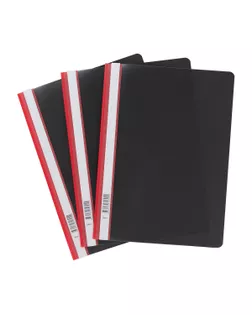 "Expert Complete" Classic Папка-скоросшиватель с цветным корешком A4 120/160 мкм песок 20 шт. черный/красный 2106104 арт. ГММ-119808-4-ГММ109245362174