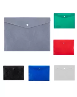 "Expert Complete" Premier Папка-конверт с кнопкой A4 180 мкм волокно 10 шт. ассорти EC21113200 арт. ГММ-118351-1-ГММ109913156804