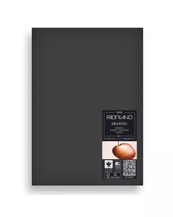 "Fabriano" Блокнот для зарисовок DRAWINGBOOK портрет 160 г/м2 A4 21 х 29.7 см прошивка и склейка 60 л. 19100007 арт. ГММ-118079-1-ГММ110270186974