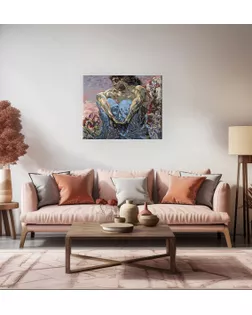 "ФРЕЯ" GTG-PNB/PL-201 Набор для раскрашивания по номерам 50 х 40 см По мотивам картины Врубеля М. А. «Демон (сидящий)». 1890. Фрагмент арт. ГММ-116971-1-ГММ114326233904