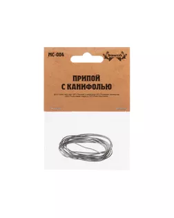 "Промысел" Припой с канифолью MC-004 в пакете с еврослотом 1 мм./1 м. Sn60 Pb40 Flux 2.2% арт. ГММ-117118-1-ГММ115205861424