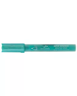 "VISTA-ARTISTA" Маркер акриловый AMV-01 2 мм перо круглое 10 шт. M05 зеленый металлик/metallic green арт. ГММ-111957-38-ГММ118244355014