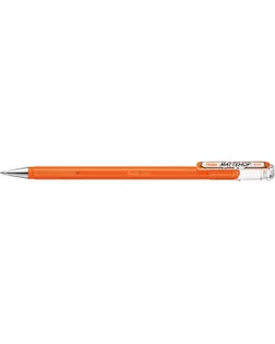 "Pentel" Ручка гелевая с супер укрывистыми чернилами Mattehop d 1 мм K110-VFX цвет чернил: оранжевый арт. ГММ-116524-5-ГММ119179559254