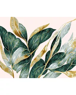 "ФРЕЯ" PNB/PLPT-246 Набор для раскрашивания по номерам ( с поталью ) 50 х 40 см "Листья с золотом" арт. ГММ-116857-1-ГММ119248943694