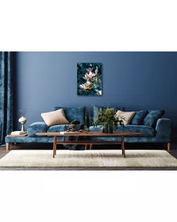 "ФРЕЯ" PNB/PMC-237 Набор для раскрашивания по номерам ( цветной холст ) 40 х 30 см "Цвет магнолии" арт. ГММ-116866-1-ГММ119252207974