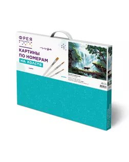 "ФРЕЯ" PNB/PL-341 Набор для раскрашивания по номерам 50 х 40 см "Рассвет в джунглях" арт. ГММ-119164-1-ГММ122446891594