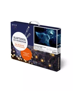 "ФРЕЯ" PNB/PMDD-250 Набор для раскрашивания по номерам ( со светодиодами ) 40 х 30 см "Котик в неоновом свете" арт. ГММ-116869-1-ГММ122447427824