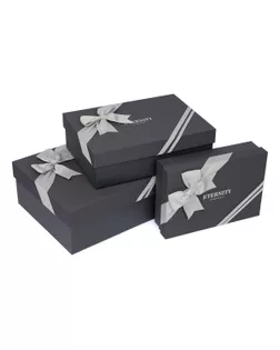 "Stilerra" YBOX-R41-3 Набор подарочных коробок 3 шт. 01 серый арт. ГММ-116312-1-ГММ122984675134