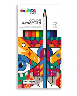 "Carioca" Plus Карандаши цветные заточенный 12 цв. 45201 арт. ГММ-116172-1-ГММ124340035714
