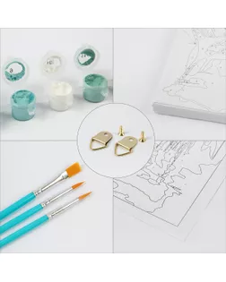 PNB/C1 №32 Холст для раскрашивания по номерам 50 х 40 см 2-й сорт "Огни Манхэттена" арт. ГММ-116720-1-ГММ124918749694