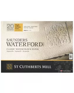 "St. Cuthberts Mill" Альбом для акварели Rough 300 г/м2 23 х 31 см склейка с одной стороны 20 л. T46630051011C крупнозернистая арт. ГММ-117868-2-ГММ125645862464