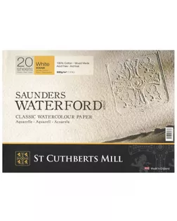 "St. Cuthberts Mill" Альбом для акварели Rough 300 г/м2 26 х 36 см склейка с одной стороны 20 л. T46630001011D крупнозернистая арт. ГММ-117869-1-ГММ125646177574