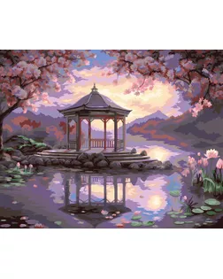 "ФРЕЯ" PNB/PL-317 Набор для раскрашивания по номерам 50 х 40 см "Кувшинки у беседки" арт. ГММ-118709-1-ГММ126629125424