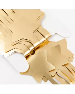 "BOOMZEE" GBZ-08 Занавес фигурный 02_золотистые звезды, матовые арт. ГММ-117106-1-ГММ127578600304