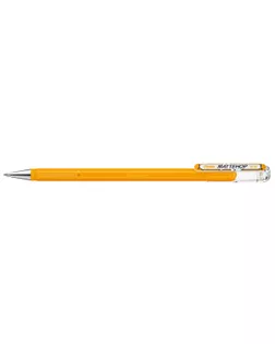 "Pentel" Ручка гелевая с супер укрывистыми чернилами Mattehop d 1 мм K110-VF2X цвет чернил: желто-оранжевый арт. ГММ-116524-11-ГММ129410018034