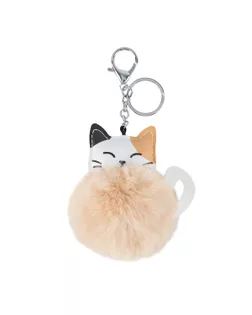 "Lol&Pop" LLK-121 Брелок для ключей №03 белый кот арт. ГММ-118733-3-ГММ129604594114