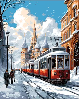 "ФРЕЯ" PNB/PL-270 Набор для раскрашивания по номерам 50 х 40 см "В центре города" арт. ГММ-117347-1-ГММ129858987164