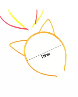 "CHERRY MARY" T/O6101 Набор ободков для волос 5 х 3 шт 2-й сорт №04 арт. ГММ-115375-3-ГММ130394914244