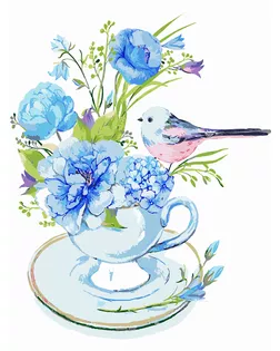 "ФРЕЯ" PNB/C3 Холст для раскрашивания по номерам 40 х 30 см СК/Распродажа №50 "Букет из полевых цветов" арт. ГММ-113593-36-ГММ130749867244