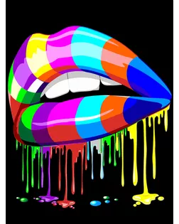 "ФРЕЯ" PNB/C3 Холст для раскрашивания по номерам 40 х 30 см СК/Распродажа №60 "Притяжение. Поп-арт" арт. ГММ-113593-45-ГММ130752892334