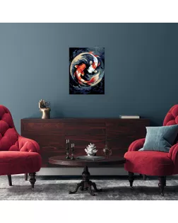 "ФРЕЯ" PNB/PM-293 Набор для раскрашивания по номерам 40 х 30 см "Японские карпы" арт. ГММ-117532-1-ГММ131740701154