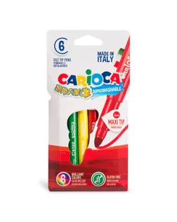 "Carioca" Фломастеры утолщенные Bravo 6 цв 42767 арт. ГММ-117429-1-ГММ132329392944