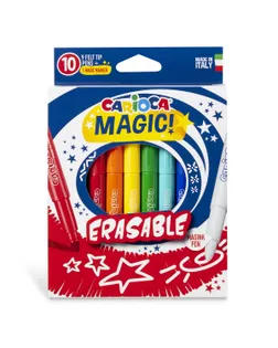 "Carioca" Фломастеры меняющие цвет Magic Markers стираемые 10 цв 43182 арт. ГММ-117391-1-ГММ132340569634