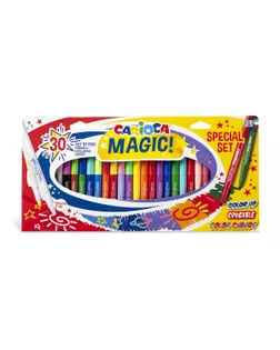 "Carioca" Фломастеры меняющие цвет Magic Markers стираемые 30 цв 43183 арт. ГММ-117451-1-ГММ132343948304