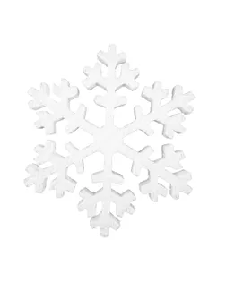 "Love2art" DPZ-S Заготовка для декора №013 пенополистирол d 15 см 2 см 1 шт 06 Снежинка "Снежная зима" 150 мм, 1 шт. арт. ГММ-117302-5-ГММ132599869474