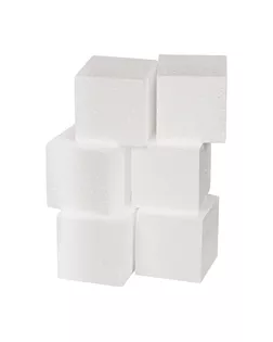 "Love2art" DPZ-S Заготовка для декора №015 пенополистирол 6 х 6 х 6 см 6 шт 01 "Куб" 60 мм арт. ГММ-117226-1-ГММ132600318054