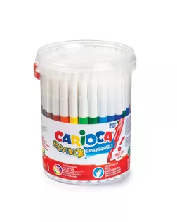 "Carioca" Фломастеры утолщенные Bravo 60 цв 40100 арт. ГММ-117432-1-ГММ133018830594