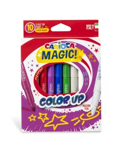 "Carioca" Фломастеры меняющие цвет Magic Markers 10 цв 43181 арт. ГММ-117392-1-ГММ133026674004