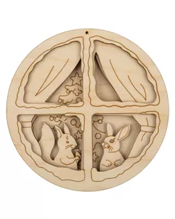 Заготовка для декорирования "Mr. Carving" ВД-1244 3Д раскраска "Зимняя" фанера  арт. ГММ-117386-1-ГММ133796793244