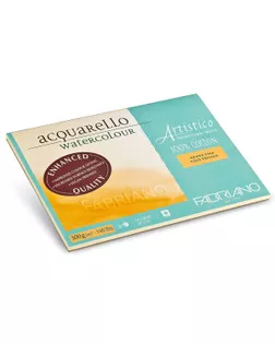 "Fabriano" Альбом для акварели "Artistico Traditional White" 300 г/м2 A4+ 26 х 36 см склейка с четырех сторон 20 л. 19012636 мелкозернистая арт. ГММ-119350-1-ГММ133882151584