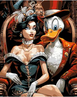 "ФРЕЯ" PNB/PL-299 Набор для раскрашивания по номерам "Роскошная парочка" арт. ГММ-119500-1-ГММ136163427774