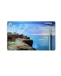 "LYRA" Набор акварельных карандашей GRADUATE AQUARELL заточенный 36 цв. 36 шт. L2881360 арт. ГММ-118291-1-ГММ137731891174