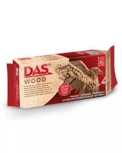 "DAS" Масса для лепки (паста) с эффектом дерева WOOD 350 г F348700 арт. ГММ-118536-1-ГММ137928982804