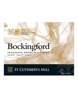 "St. Cuthberts Mill" Альбом для акварели "Bockingford Rough" 300 г/м2 31 х 41 см склейка с одной стороны 12 л. T47430001011E крупнозернистая арт. ГММ-118019-1-ГММ137952020904
