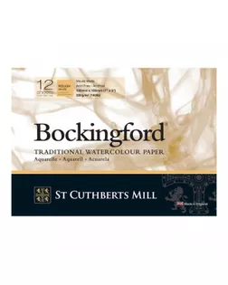 "St. Cuthberts Mill" Альбом для акварели "Bockingford Rough" 300 г/м2 13 х 18 см склейка с одной стороны 12 л. T47430001011A крупнозернистая арт. ГММ-118022-1-ГММ137953562764