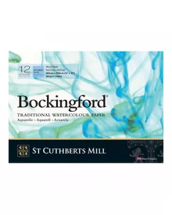 "St. Cuthberts Mill" Альбом для акварели "Bockingford CP" 300 г/м2 13 х 35 см склейка с одной стороны 12 л. T47130001013H среднезернистая арт. ГММ-118024-1-ГММ137954149314