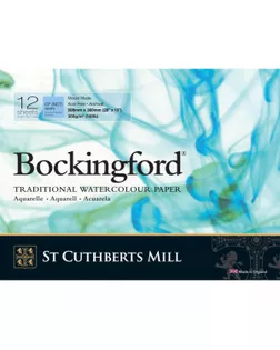 "St. Cuthberts Mill" Альбом для акварели "Bockingford CP" 300 г/м2 38 х 51 см склейка с одной стороны 12 л. T47130001013Z среднезернистая арт. ГММ-118025-1-ГММ137954631134