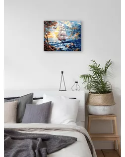 "ФРЕЯ" PNB/PL-365 Набор для раскрашивания по номерам 50 х 40 см "В дальнем плавании" арт. ГММ-119556-1-ГММ138839794714