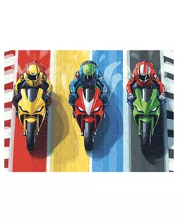 "ФРЕЯ" Пазл 120 элемент. PZL-120/08 Мотоспорт арт. ГММ-119674-11-ГММ140111262164